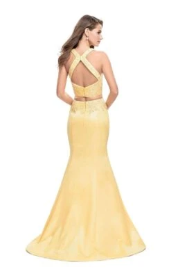La Femme 26311 Dress -THE DRESS WARE HOUSE La femme 26311 Lemon B