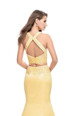 La Femme 26311 Dress -THE DRESS WARE HOUSE La femme 26311 Lemon B zoom