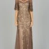 Lara 29092 Dress -THE DRESS WARE HOUSE Lara 29092 Bronze A