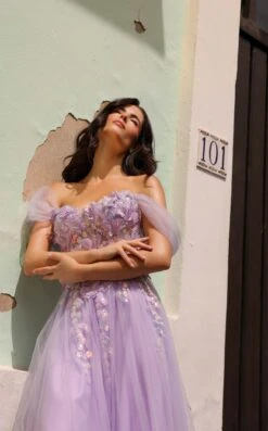 Nox Anabel J1324 Dress -THE DRESS WARE HOUSE Nox Anabel J1324 LILAC 2 8e2a2455 f14e 4cb8 ace4 04b77fe665af