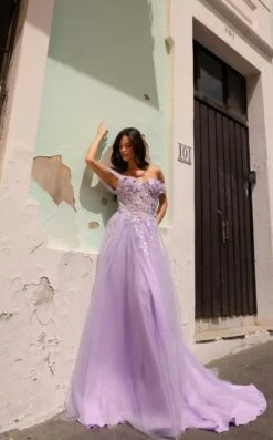 Nox Anabel J1324 Dress -THE DRESS WARE HOUSE Nox Anabel J1324 LILAC 3 7e735f3c c099 48e0 8a7f f4c8851fd7d3