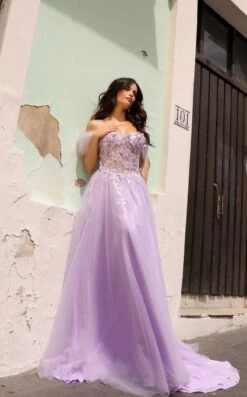 Nox Anabel J1324 Dress -THE DRESS WARE HOUSE Nox Anabel J1324 LILAC 4 268561f9 57be 47ef 9d78 a8e00242ae45