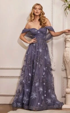 Cinderella Divine OC008 Dress -THE DRESS WARE HOUSE OC008 greypurple 954979