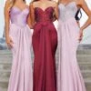 Portia And Scarlett PS22230 Dress -THE DRESS WARE HOUSE PS22230 PINK DEEP RED MAUVE 1 266d911d 78d0 4594 b817 8602f91e6b97