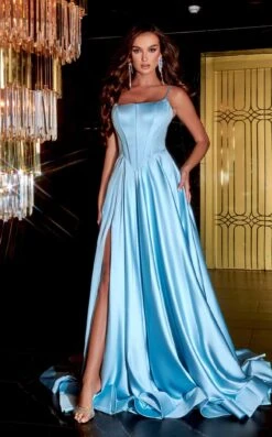 Portia And Scarlett PS22548 Dress 16 Portia And Scarlett PS22548 Dress -THE DRESS WARE HOUSE PS22548 BLUE 5 5b0f4aca 61b3 4560 a135 12664181183f