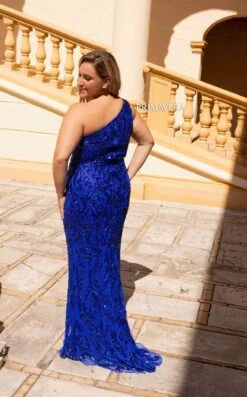 Primavera Couture 14049 Dress -THE DRESS WARE HOUSE Primavera Couture 14049 ROYAL BLUE 2 f620a388 300d 41b0 84a5 308649523808