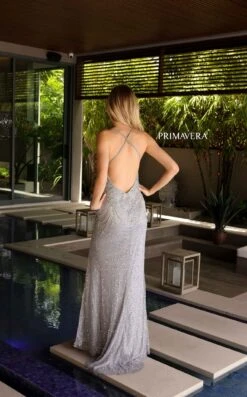 Primavera Couture 4109 Dress -THE DRESS WARE HOUSE Primavera Couture 4109 PLATINUM 0493 33838352 09ba 484f b84e bb0ba6d852ba