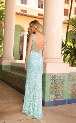 Primavera Couture 4110 Dress -THE DRESS WARE HOUSE Primavera Couture 4110 CRYSTAL BLUE 0986 a663181e 13b3 4996 acdf 71b862794eba