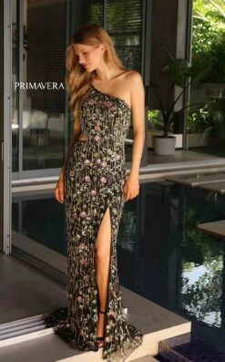 Primavera Couture 4131 Dress -THE DRESS WARE HOUSE Primavera Couture 4131 BLACK MULTI 0039 2 940b2998 6060 491d a7ed f2dbeb45621c