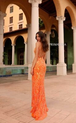 Primavera Couture 4150 Dress -THE DRESS WARE HOUSE Primavera Couture 4150 ORANGE 0108 45827745 b13f 4761 873b 4028e588c144