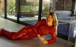 Primavera Couture 4173 Jumpsuit -THE DRESS WARE HOUSE Primavera Couture 4173 RED 1814 a0bc9642 8404 4111 b5db b16a3a4015ee