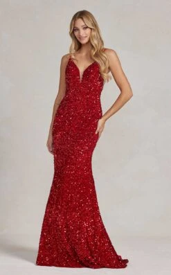 Nox Anabel R1071 Dress -THE DRESS WARE HOUSE R1071 RED 2 fa88be76 b605 4e2e 9a5b 447dd7a24399