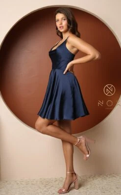 Nox Anabel R759 Dress -THE DRESS WARE HOUSE R759 NAVY BLUE 3 e6c83bd1 1607 4be7 bf0f 4114c8572dda