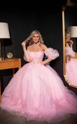 Rachel Allan 70661 Dress -THE DRESS WARE HOUSE Rachel Allan 70661 pink 01 cfcae510 e3f8 4694 b509 3654922ea5ed