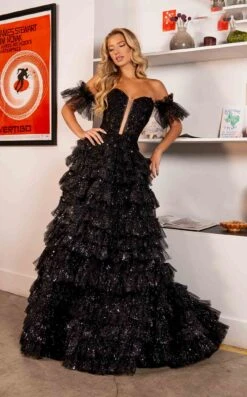 Rachel Allan 70675 Dress -THE DRESS WARE HOUSE Rachel Allan 70675 black 01 ea0ba226 8945 427b 87aa 4dfd41577164