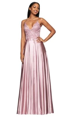 Faviana S10400 Dress -THE DRESS WARE HOUSE S10400 Mauve AlternateFront