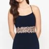 Faviana S10611 Dress -THE DRESS WARE HOUSE S10611 Navy Front