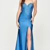 Faviana S10671 Dress -THE DRESS WARE HOUSE S10671 COASTALBLUE FRONT