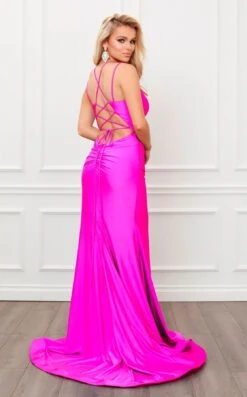 Nox Anabel T481 Dress -THE DRESS WARE HOUSE T481 FUCHSIA 2 df6c9641 b7f1 44a5 9c79 dbeb10895fe2