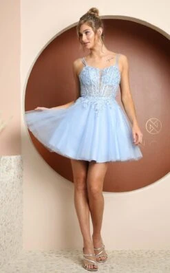 Nox Anabel T724 Dress -THE DRESS WARE HOUSE T724 CORNFLOWER 8 1acce6ef be93 441c 8755 f96c96ebf42f