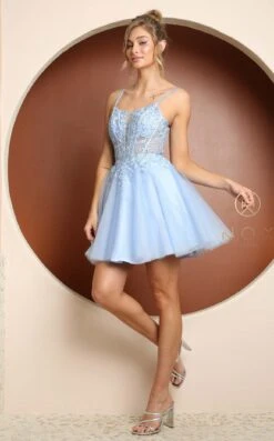 Nox Anabel T724 Dress -THE DRESS WARE HOUSE T724 CORNFLOWER 9 9689eece 318c 4e4a bea1 a06523a5f250