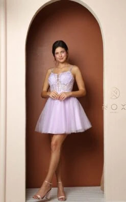 Nox Anabel T724 Dress -THE DRESS WARE HOUSE T724 LILAC 6 e73ed5c7 81ba 485d 811c ca879579188b