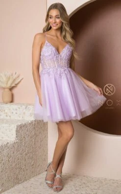 Nox Anabel T739 Dress -THE DRESS WARE HOUSE T739 LILAC 2 54a403a3 a846 4b90 a244 e211c654eb8e