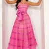 Terani 241P2044 Dress -THE DRESS WARE HOUSE Terani 241P2044 Fuchsia Front