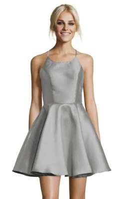 Alyce 3703 Dress -THE DRESS WARE HOUSE alyce 3703 silver 1