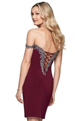 Faviana S10152 Dress -THE DRESS WARE HOUSE faviana S10152 Bordeaux Back 3128ae11 4a02 48de a112 c47bb41dba9f 549989