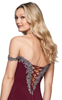 Faviana S10152 Dress -THE DRESS WARE HOUSE faviana S10152 Bordeaux Back zoom 3a669f8a d9c5 47c4 a6f7 24ffde166479 981116