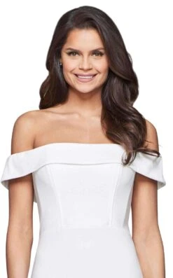 Faviana S10162 Dress -THE DRESS WARE HOUSE faviana S10162 Ivory Front zoom 11ad8989 ebac 43af 9d83 27dea86e77a9