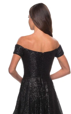 La Femme 28155 Dress 17 La Femme 28155 Dress -THE DRESS WARE HOUSE la femme 28155 black 2 zoom 33dda127 bd76 445d 9711 cb35440ee70a