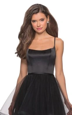 La Femme 28156 Dress -THE DRESS WARE HOUSE la femme 28156 black 1 zoom 9b0166e6 ae50 4a6d 9ec1 a946dca9619e