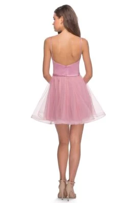 La Femme 28156 Dress -THE DRESS WARE HOUSE la femme 28156 blush 2 e0238c2e 8ac6 46d9 a52a d7e3688219e4