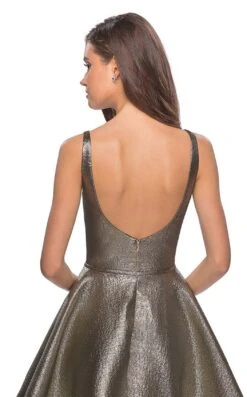 La Femme 28181 Dress 16 La Femme 28181 Dress -THE DRESS WARE HOUSE la femme 28181 goldblack 2 zoom