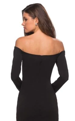 La Femme 28182 Dress -THE DRESS WARE HOUSE la femme 28182 black 2 zoom c695fb4b a666 41af 90a2 cb0798a9aaae