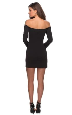 La Femme 28182 Dress -THE DRESS WARE HOUSE la femme 28182 black 2 f2dee2e5 234a 4cf8 89b1 c57b0ec7fc98