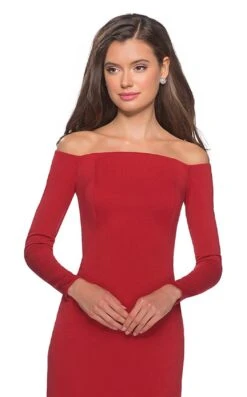 La Femme 28182 Dress -THE DRESS WARE HOUSE la femme 28182 red 1 zoom 2def853f 8366 4fd9 8fb8 c681e33d104b