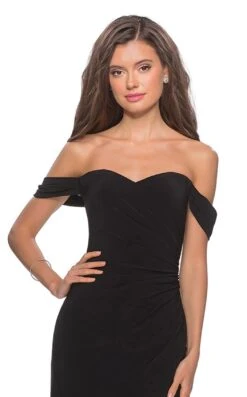 La Femme 28193 Dress -THE DRESS WARE HOUSE la femme 28193 black 1 zoom 3c8474ec 8376 402e b485 93fdfa905bad
