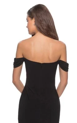 La Femme 28193 Dress -THE DRESS WARE HOUSE la femme 28193 black 2 zoom bc9f0034 f724 4521 ac62 2dfac3f27dd9