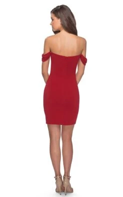 La Femme 28193 Dress -THE DRESS WARE HOUSE la femme 28193 red 2 1077fbba 99b6 4144 98f0 94e283ef39b1