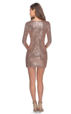 La Femme 28219 Dress -THE DRESS WARE HOUSE la femme 28219 rosegold 2 fad22509 379e 4407 89bd ccb7e4fd6c60