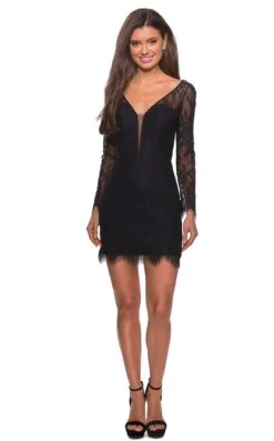La Femme 28233 Dress -THE DRESS WARE HOUSE la femme 28233 black 1 2590c969 b31b 456d 92e5 d604875dadf2