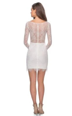 La Femme 28233 Dress -THE DRESS WARE HOUSE la femme 28233 white 2 b76d29c6 a8cd 4635 be89 090a11235b2e